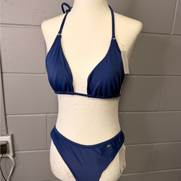 Wicked Weasel Other - NWT Wicked Weasel Classic Navy Triangle Bikini Set